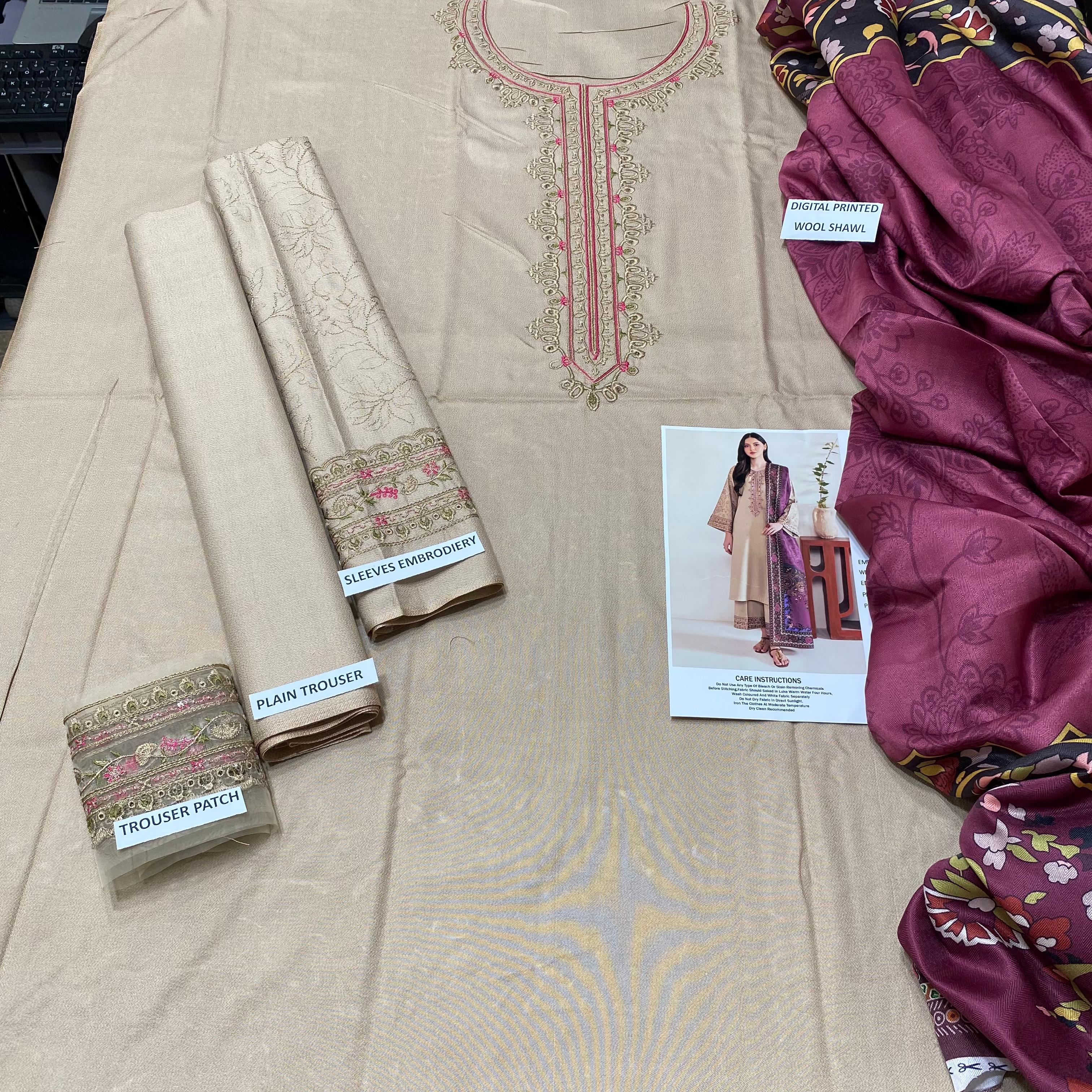 Sapphire SP-34 Embroidered Lawn 3pc