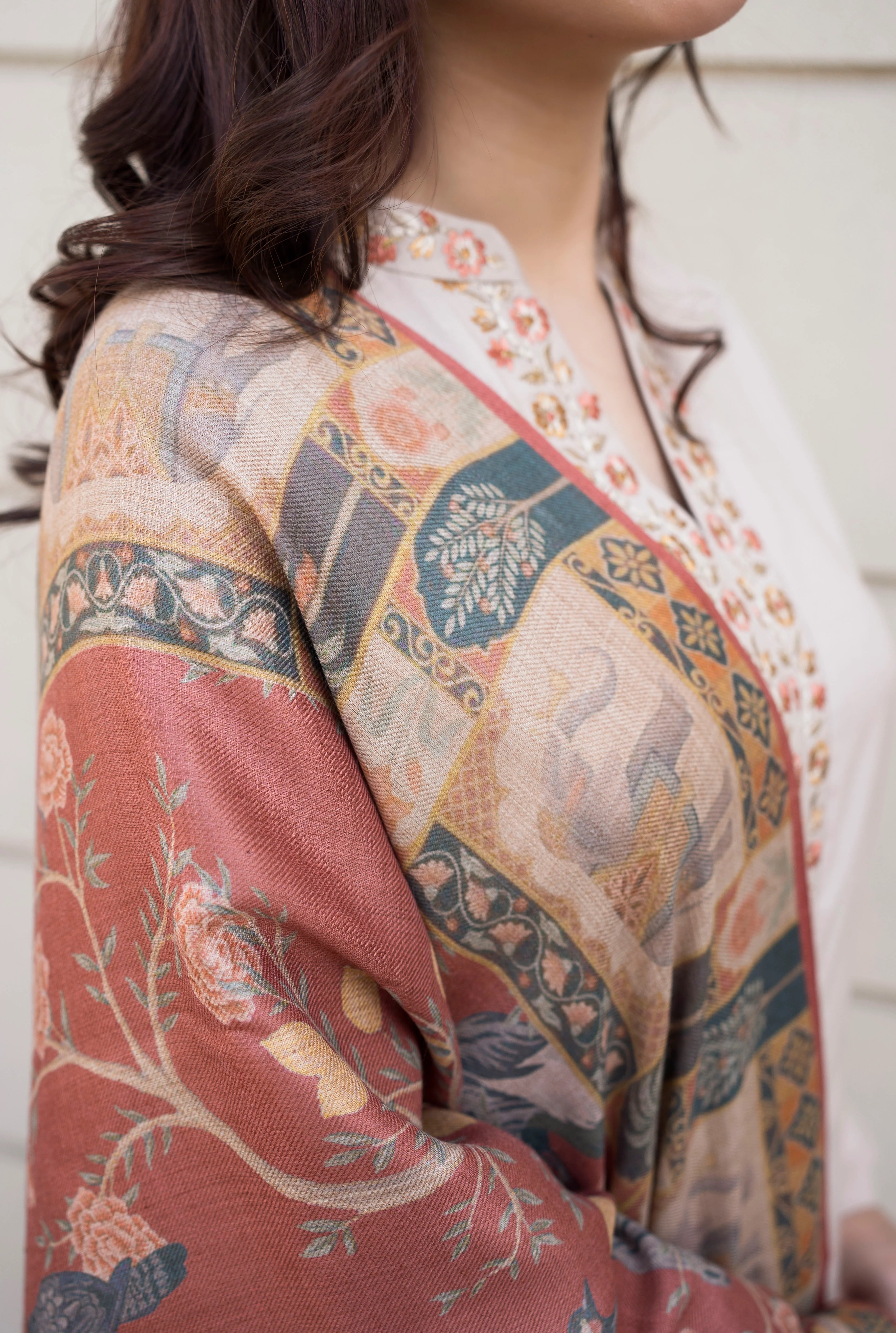 AISLING-3PC DHANAK EMBROIDERED SUIT