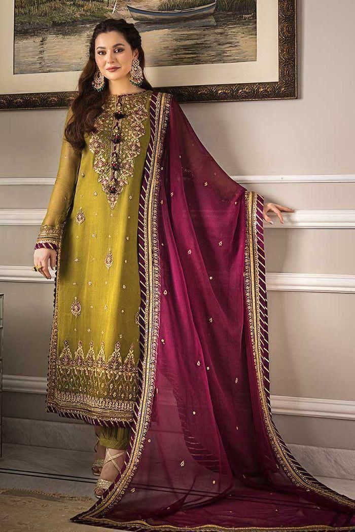 Asim Jofa Embroidered Chiffon 3 Piece Formal Dress