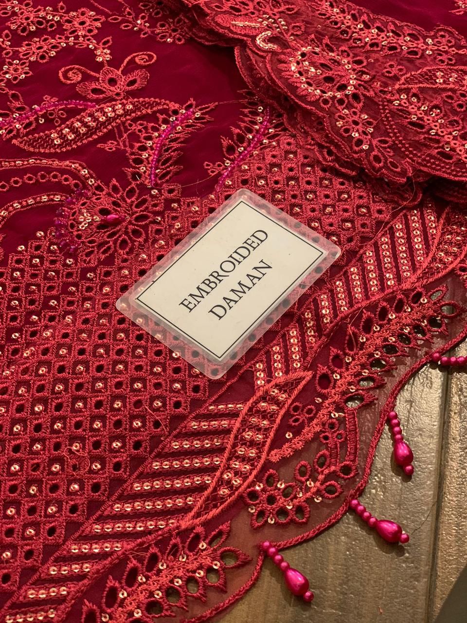 Qalamkar Luxury Chiffon