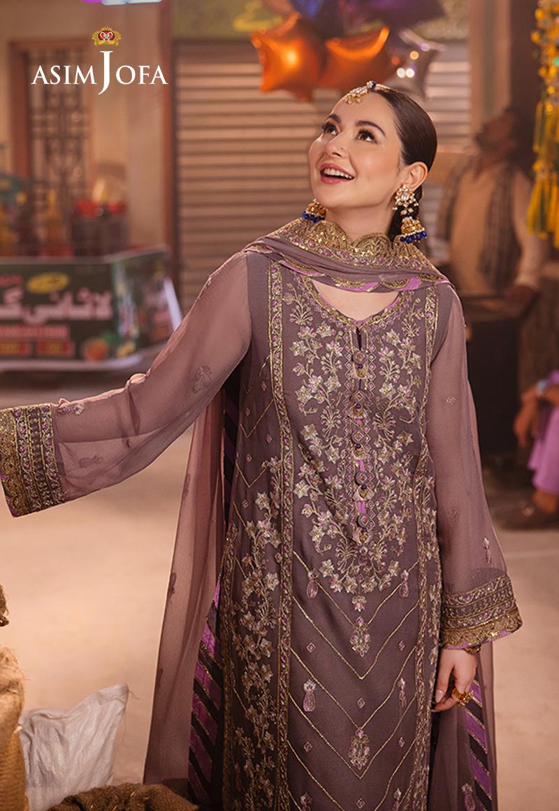 Asim Jofa EMBROIDERED CHIFFON 3 PCS