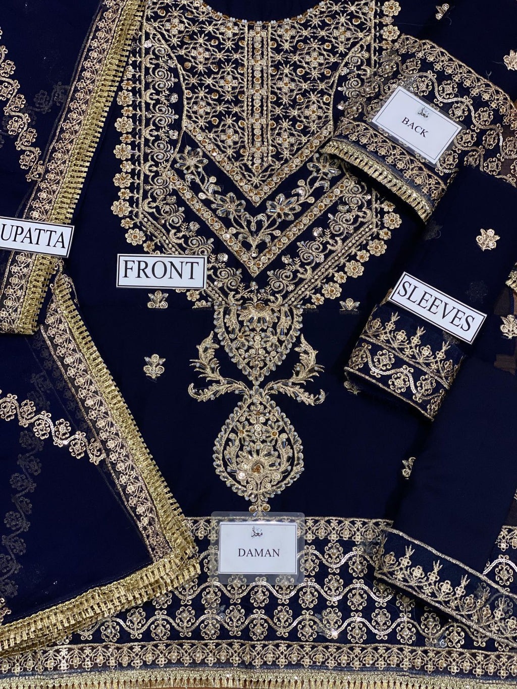 Rang-E-Noor By Asim Jofa Embroidered Lawn Silk Unstitched 3 Piece Suit - AJRN-16