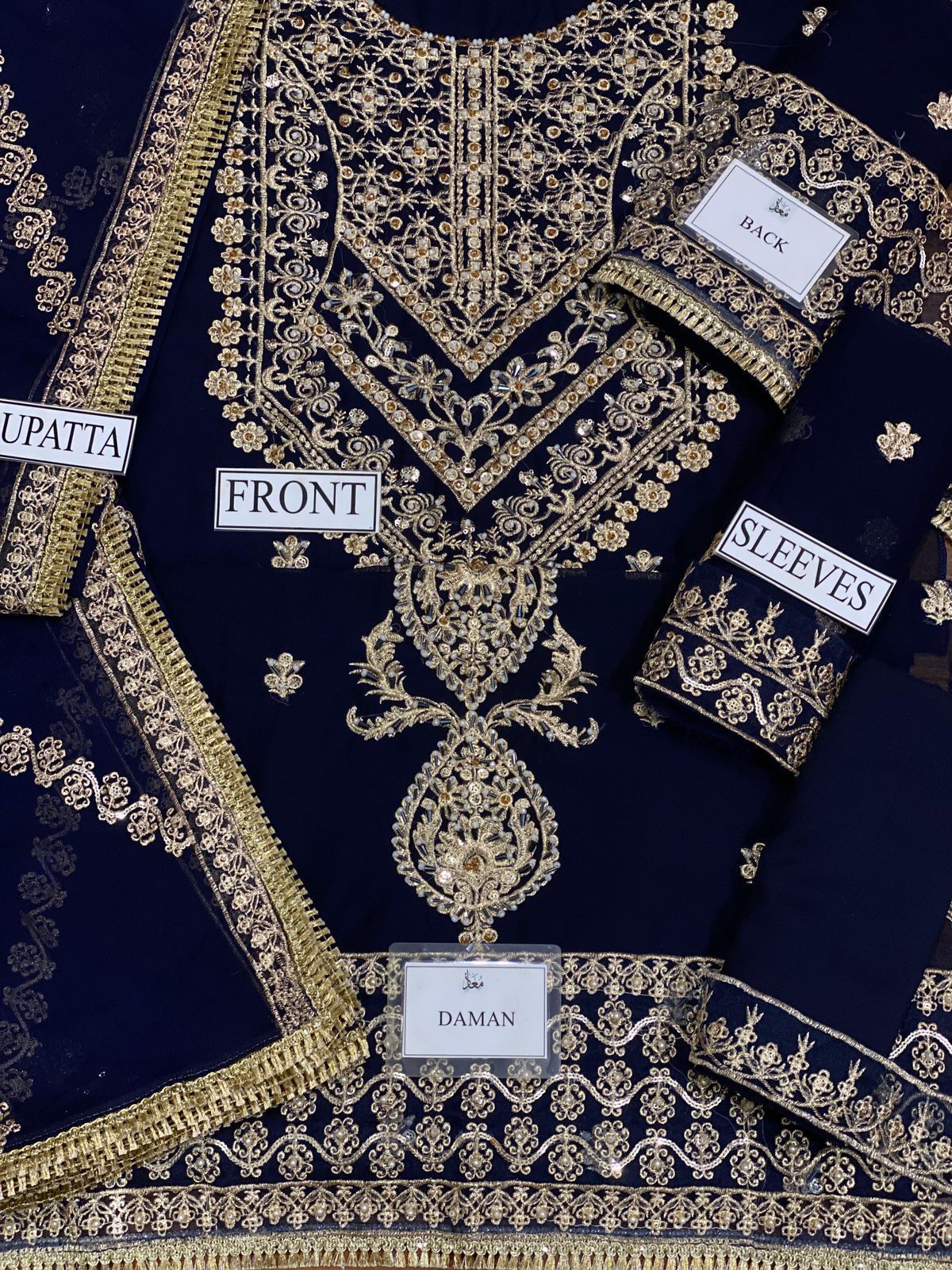 Rang-E-Noor By Asim Jofa Embroidered Lawn Silk Unstitched 3 Piece Suit - AJRN-16