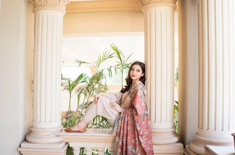 AISLING-3PC DHANAK EMBROIDERED SUIT