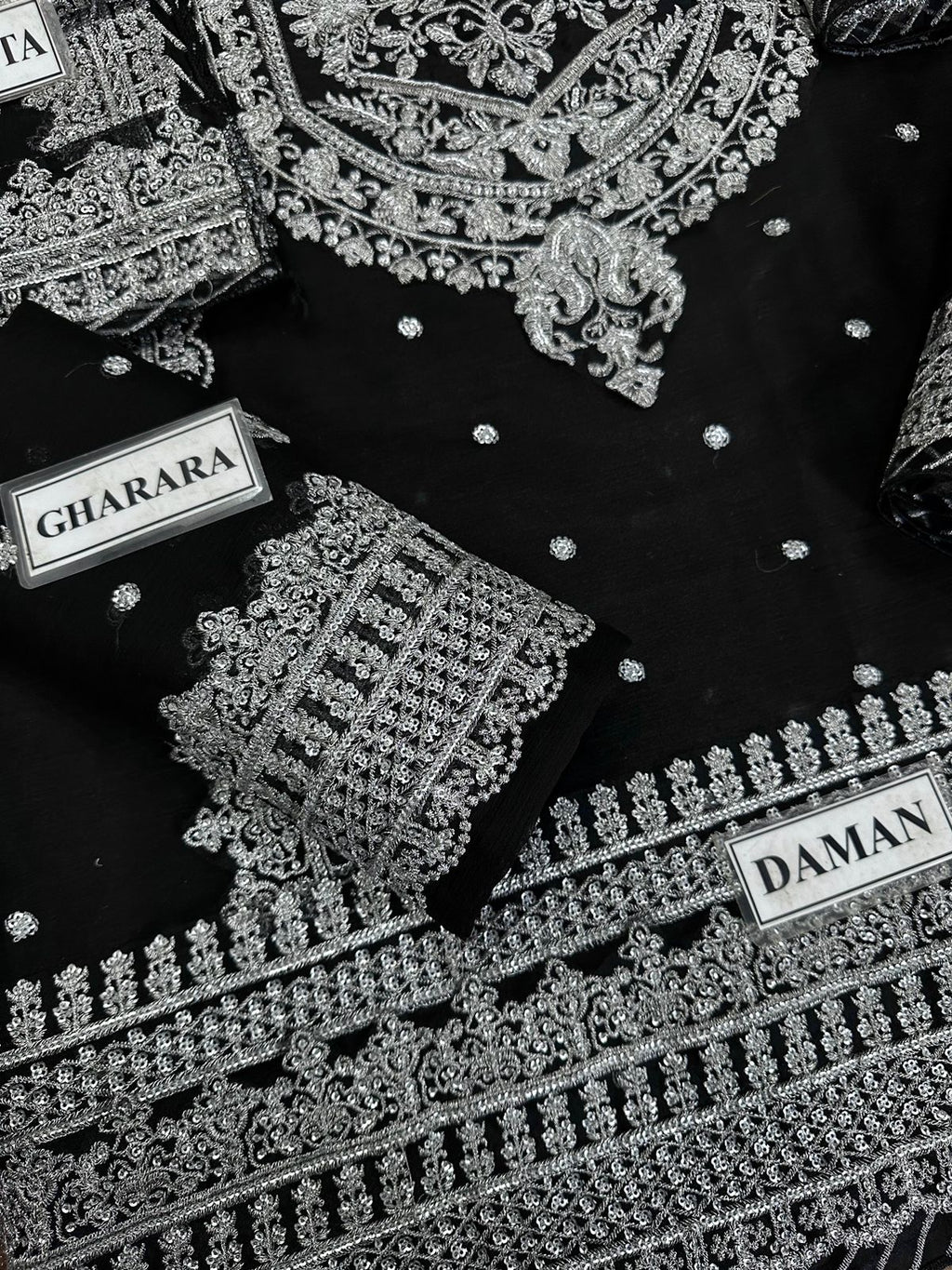 Asim Jofa Chandani Luxury Chiffon Collection 3 piece unstitched