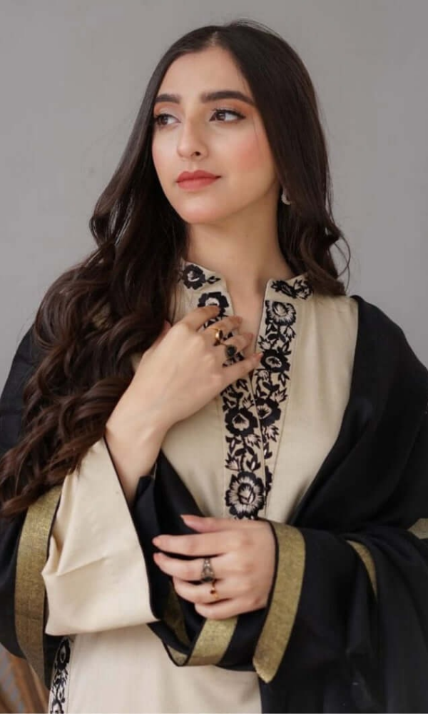 Aisling 3 Piece Heavy Embroidered Dhanak Suit