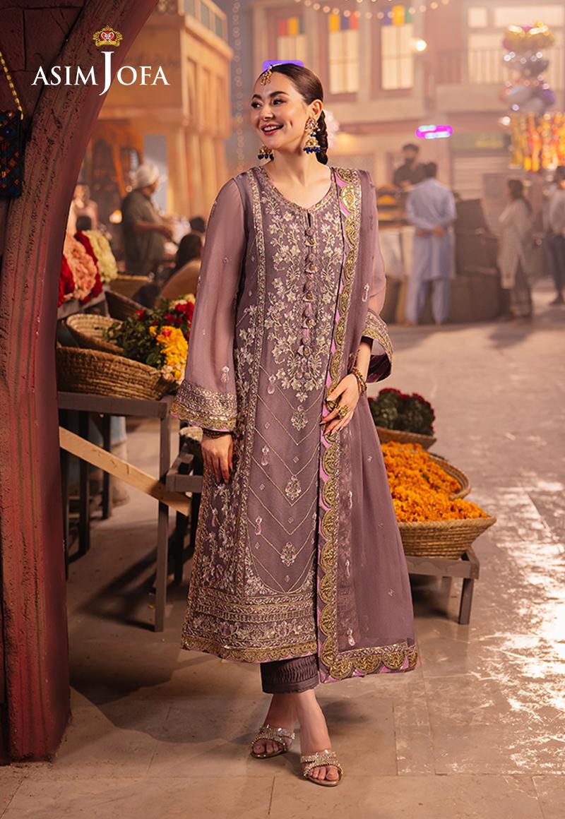Asim Jofa EMBROIDERED CHIFFON 3 PCS