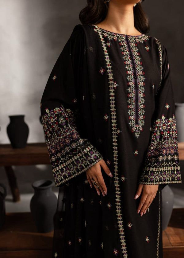 Mosaic 3Pc - Embroidered Karandi Dress