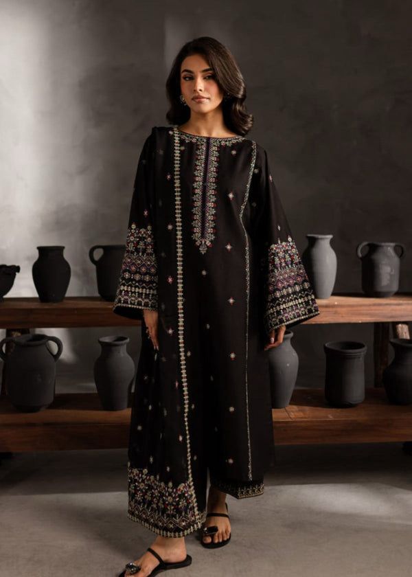 Mosaic 3Pc - Embroidered Karandi Dress